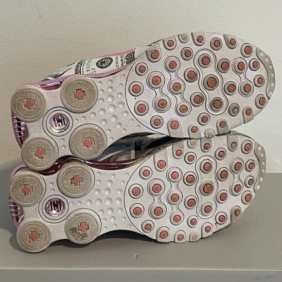 Rare PINK Nike Shox USA Money $100 Bill Sneakers – Size 7 - Picture 9 of 9